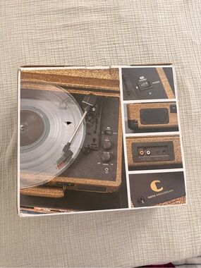 Crosley Gold Glitter Portable Turntable